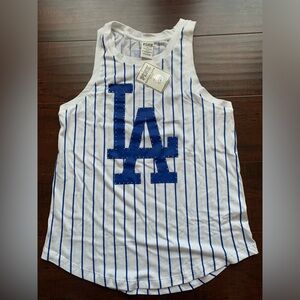 PINK Victoria Secret Exclusive MLB Collection Dodger Tank Top